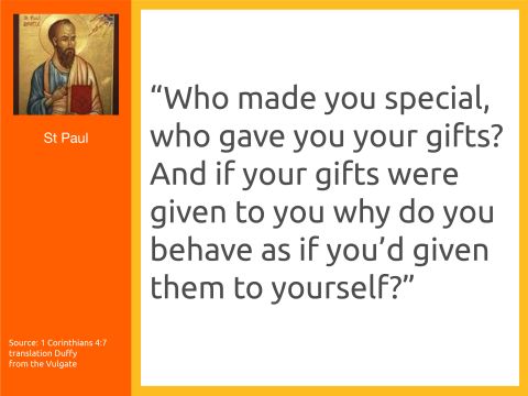 Do You Deserve Your Gifts?