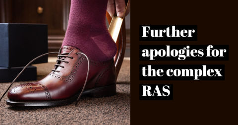 Further Apologies for the Complex RAS
