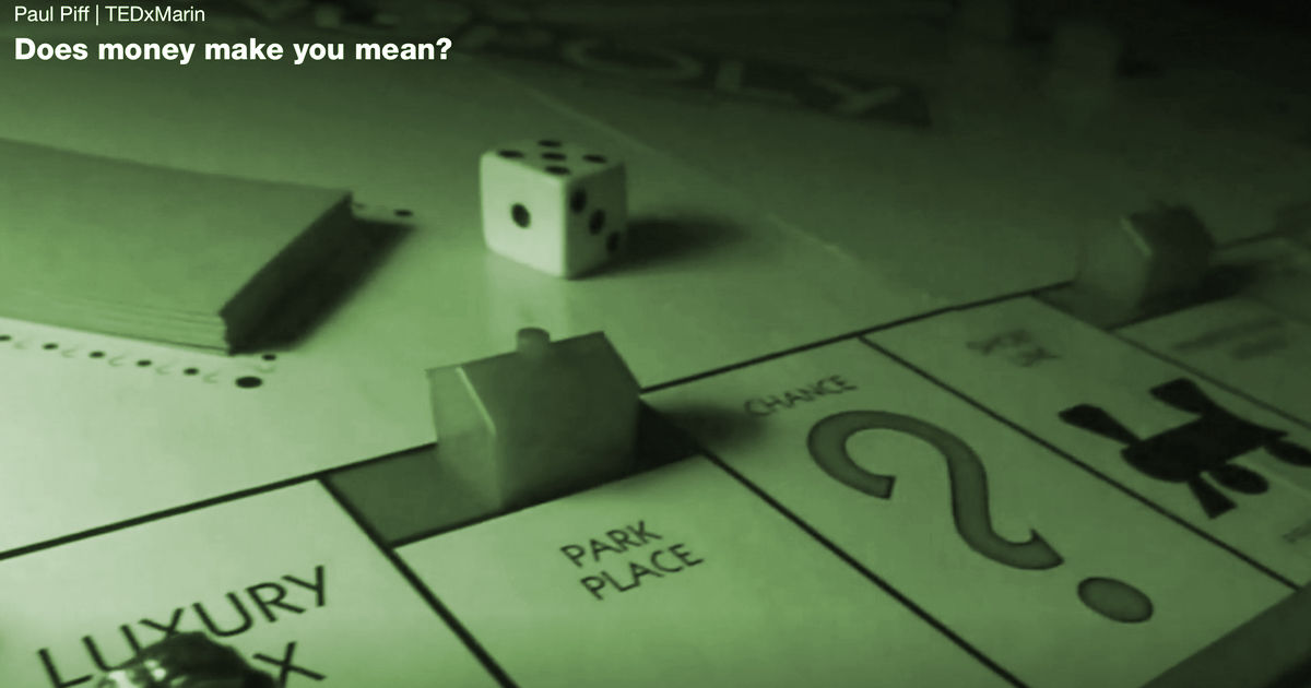 Does Money Make You Mean?
