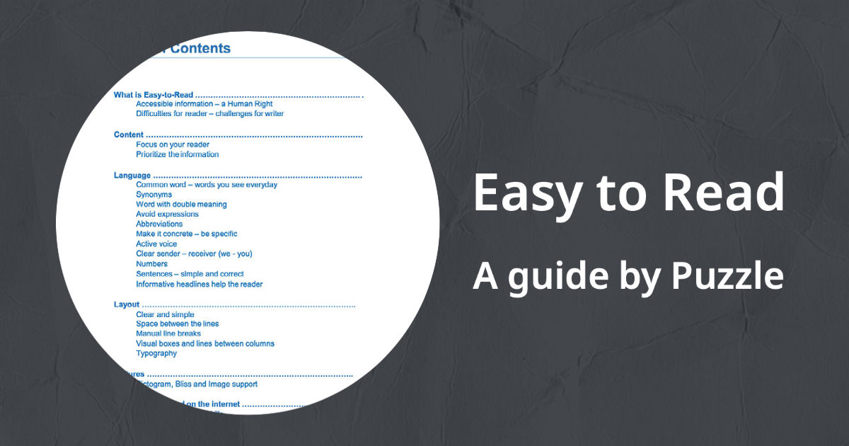 Easy to Read Guide